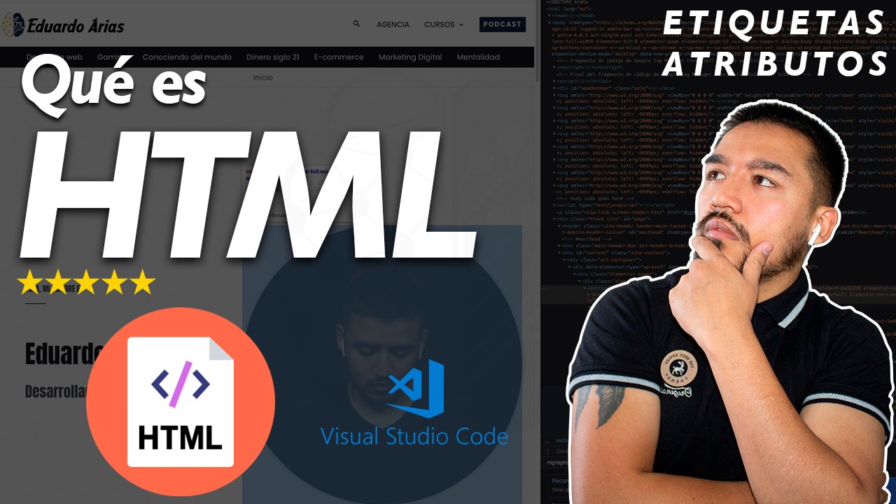 Qué es HTML | Etiquetas y atributos | Estructura HTML