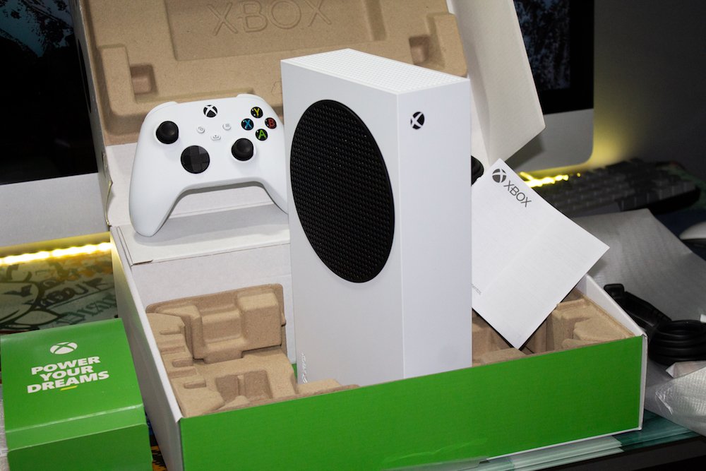 xbox series s unboxing