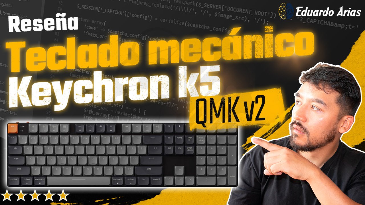 Teclado mecánico keychron k5 QMK v2: teclado para programar o gaming